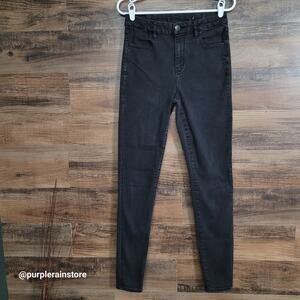 American Eagle Jeans 8XL Curvy Hi Rise Jegging Next Level Stretch Black Wash
